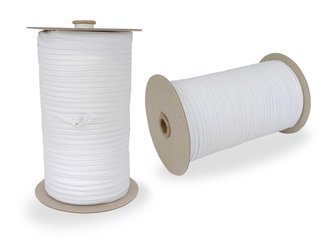 Guma odzieżowa płaska – 5 mm biała na metry
