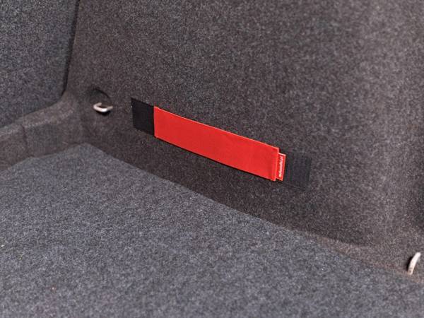 Autorzep – uchwyt na rzep do bagażnika, 30 cm, czerwony