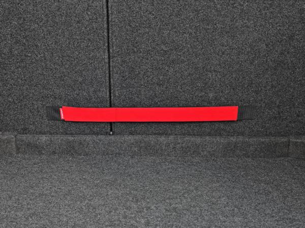 Autorzep – uchwyt na rzep do bagażnika, 60 cm, czerwony