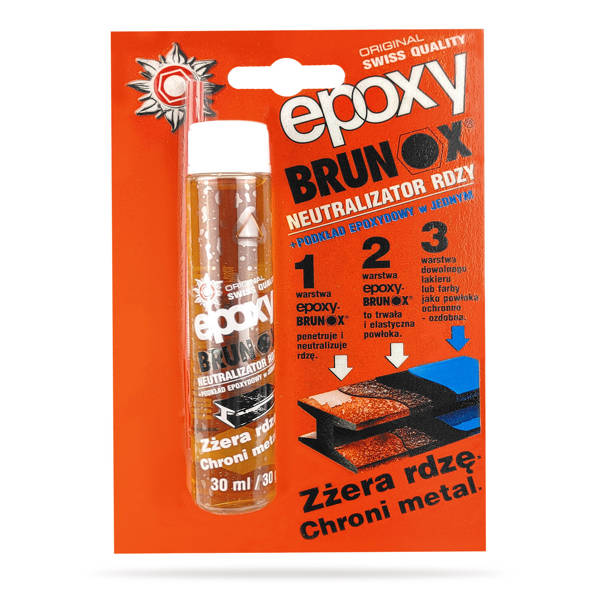 BRUNOX Epoxy - podkład na rdzę - płyn z pędzelkiem 30 ml