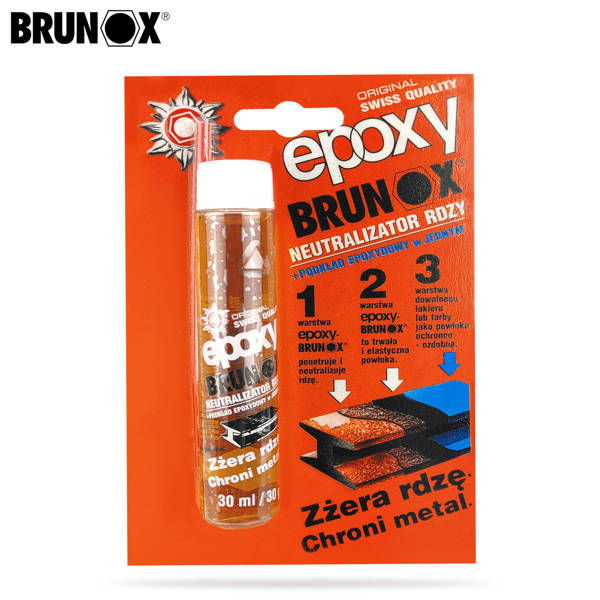 BRUNOX Epoxy - podkład na rdzę - płyn z pędzelkiem 30 ml