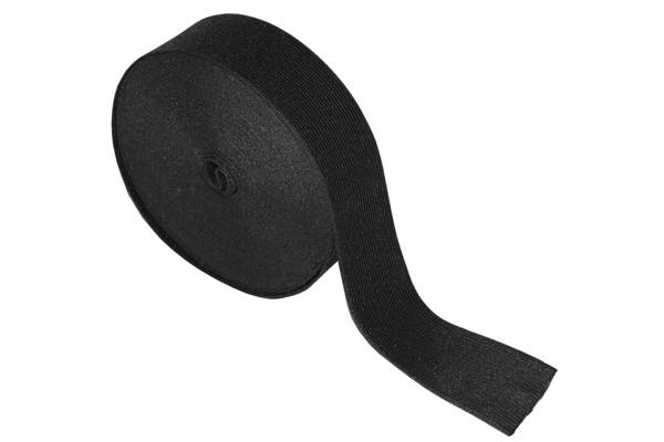 Guma płaska odzieżowa czarna 40 mm