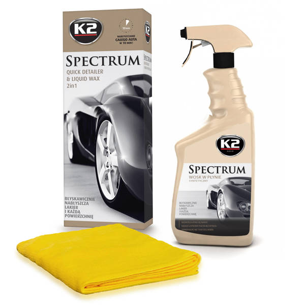 K2 SPECTRUM 700ml Quick Detailer + mikrofibra