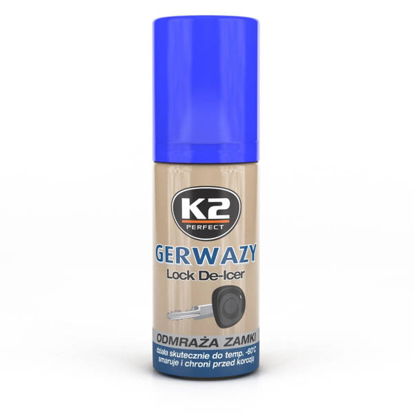 Odmrażacz do zamków samochodu K2 GERWAZY - 50 ml