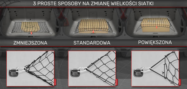 Siatka do bagażnika Citroen C5 I kombi