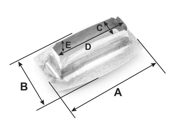 Zestaw uchwytów do montażu plandeki 34 mm - 1 komplet