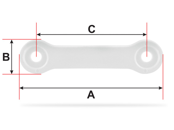 Zestaw uchwytów do montażu plandeki 51 mm - 1 komplet