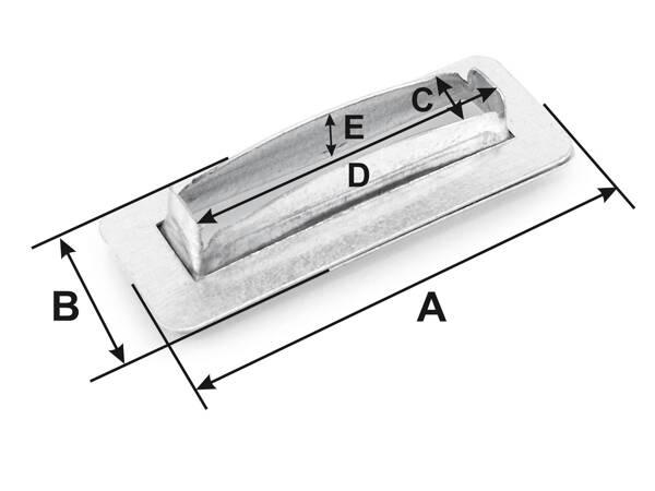 Zestaw uchwytów do montażu plandeki 51 mm - 1 komplet